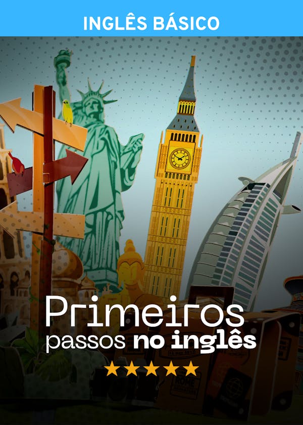 Capa do curso Primeiros Passos no Inglês